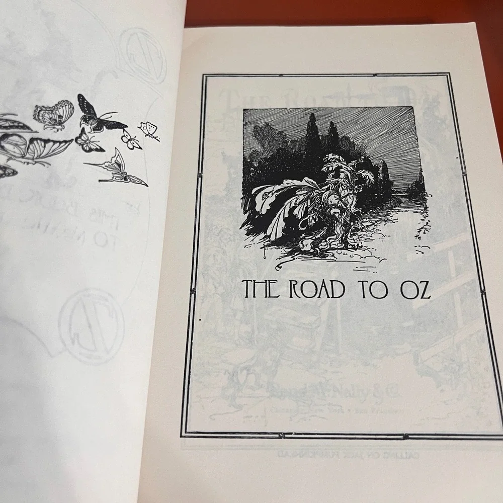 The Road to Oz L Frank Baum Rand McNally Vintage Childrens Book John R Neill